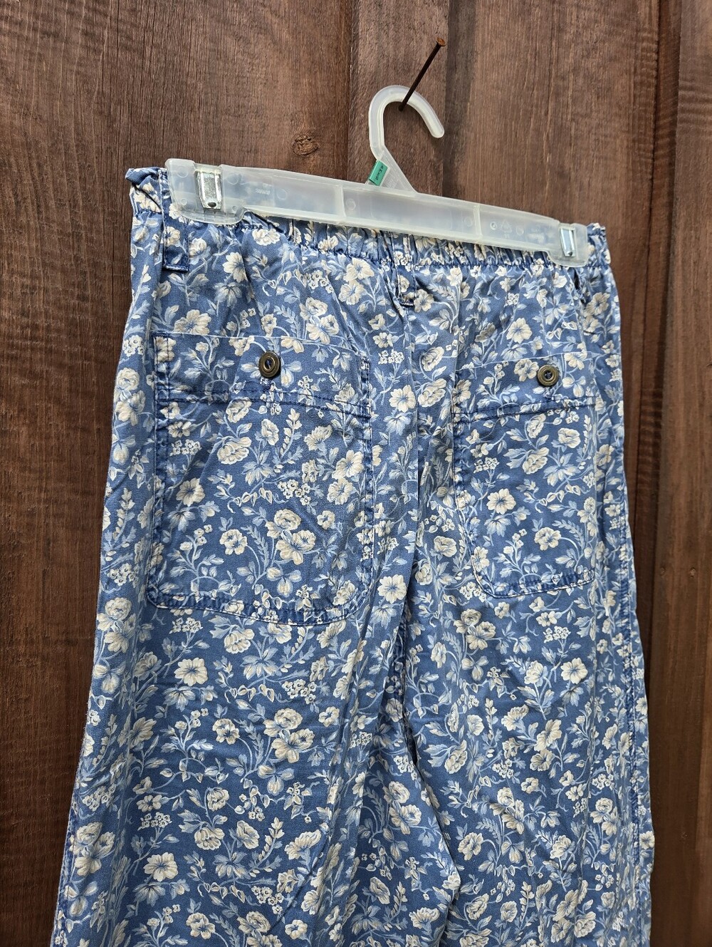 Vintage Lizwear Baggy Wide Leg High Rise Floral Cotton Jeans - Picture 7 of 7